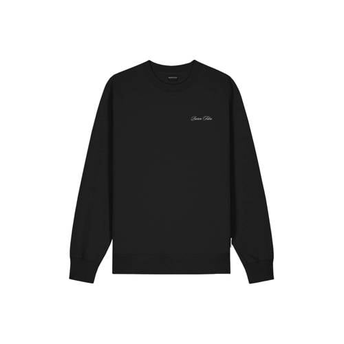 Baron Filou sweater met backprint zwart afbeelding