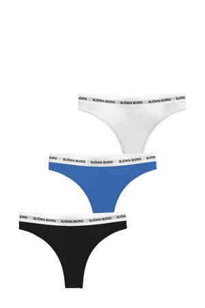 string (set van 3) blauw/wit/zwart