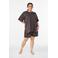 Zizzi pyjamashort MLAVNA taupe