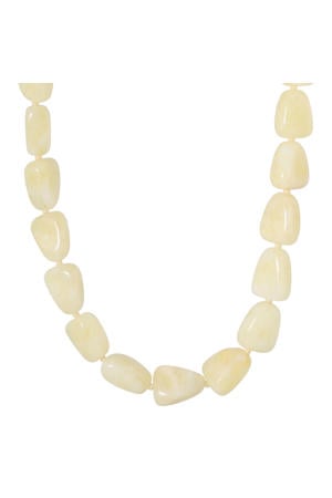 gold plated ketting lichtgeel