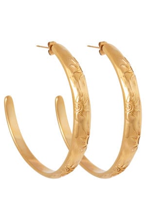 gold plated oorbellen Sunlight