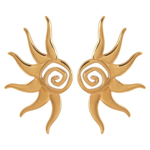 Label Kiki gold plated oorbellen Sunflare afbeelding