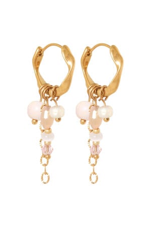 gold plated oorbellen Abby