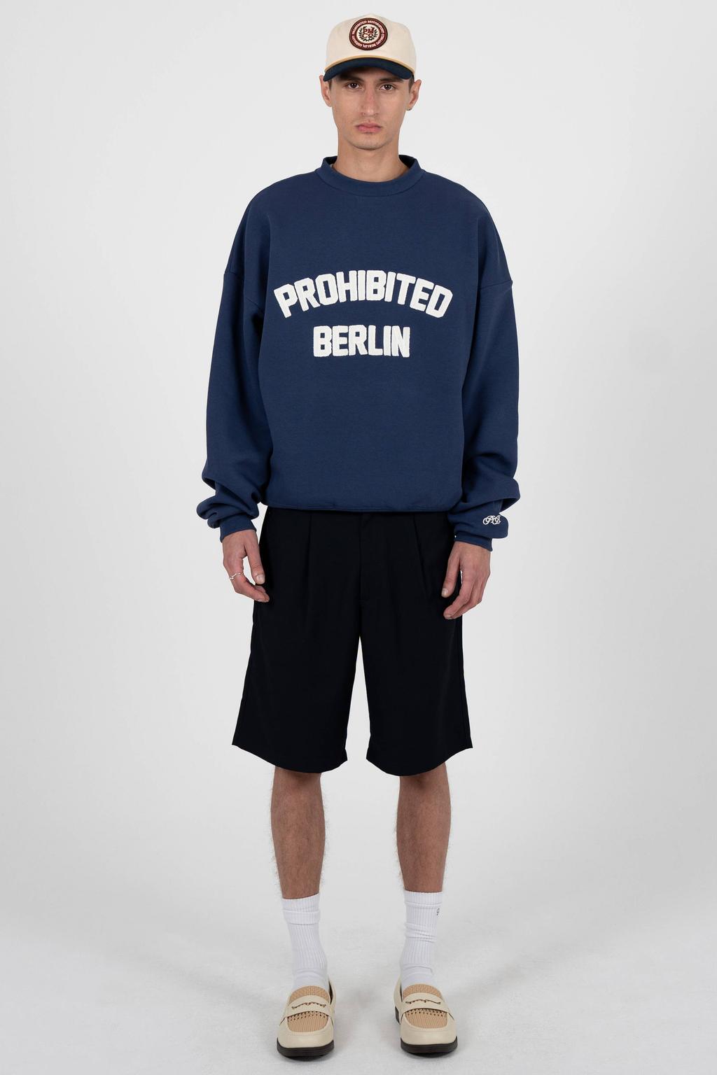 Prohibited sweater blauw