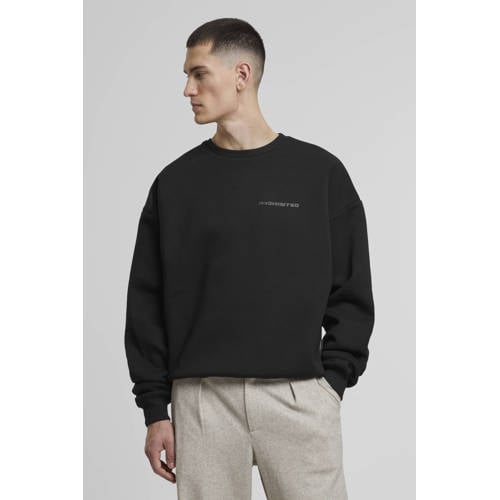 Prohibited sweater met backprint zwart afbeelding