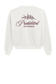 thumbnail: Prohibited sweater met backprint ecru