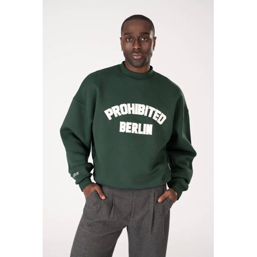 Prohibited sweater groen afbeelding