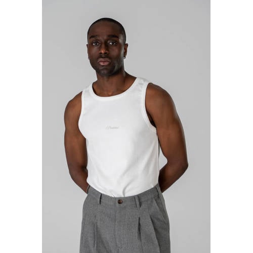Prohibited tanktop wit afbeelding