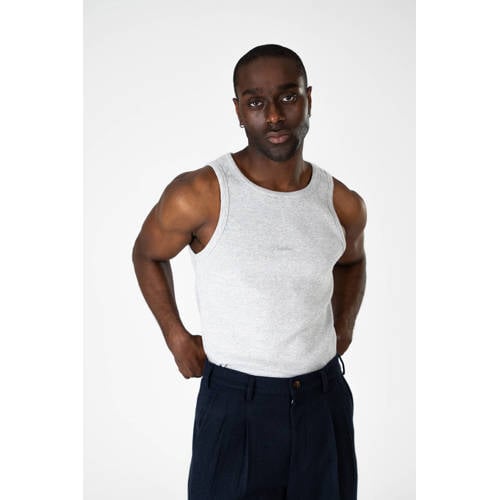 Prohibited tanktop grijs afbeelding