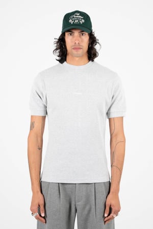slim T-shirt grijs
