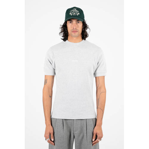 Prohibited Aansluitend T-shirt rib gebreid grijs afbeelding
