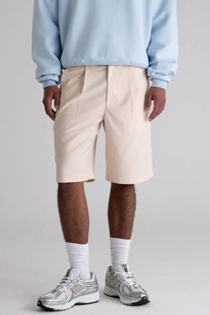 straight leg bermudashort - beige