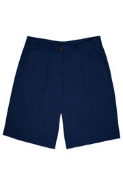 thumbnail: Prohibited Pleated Shorts straight casual short donkerblauw