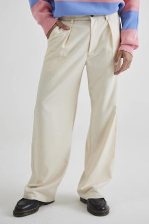 SoHo Pleated Pants straight pantalon ecru