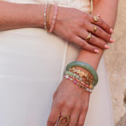 thumbnail: Label Kiki gold plated armband Colorful Rainbow