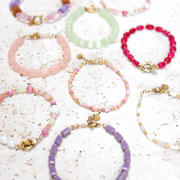 thumbnail: Label Kiki gold plated armband Colorful Rainbow