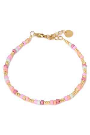 gold plated armband Colorful Rainbow