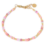 thumbnail: Label Kiki gold plated armband Colorful Rainbow