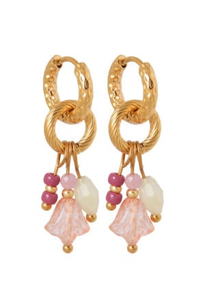 gold plated oorbellen Niva