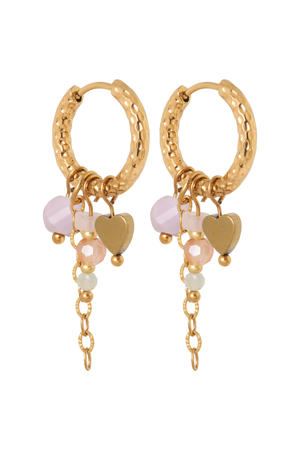 gold plated oorbellen Juna