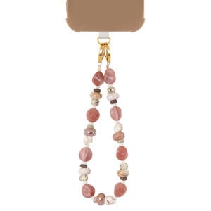 gold plated telefoonkoord Natural Taupe