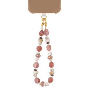 gold plated telefoonkoord Natural Taupe