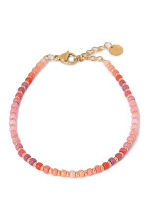 gold plated armband All Day Pink