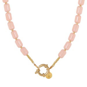 gold plated ketting Peachy Beads
