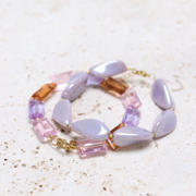 thumbnail: Label Kiki gold plated armband Colorful Shiny