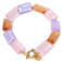 Label Kiki gold plated armband Colorful Shiny