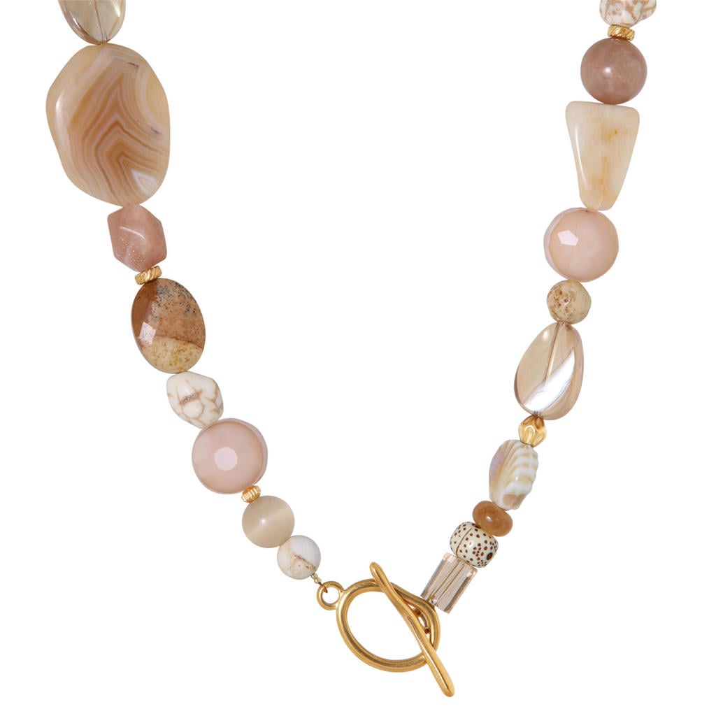 Label Kiki gold plated ketting Kiki
