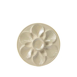 Witte oesters presenteerschaal (25 cm)
