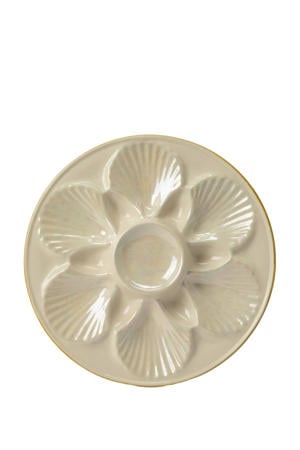 Witte oesters presenteerschaal (25 cm)