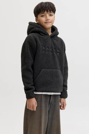 teddy hoodie zwart