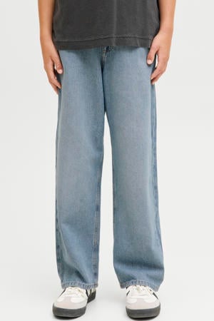 high waist baggy jeans medium blue denim
