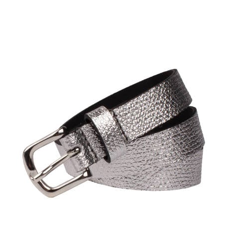 Legend leren riem zilverkleurig afbeelding