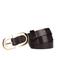 Legend leren riem zwart