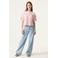 Garcia T-shirt met backprint lichtroze