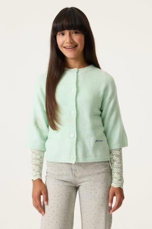 gebreid vest groen