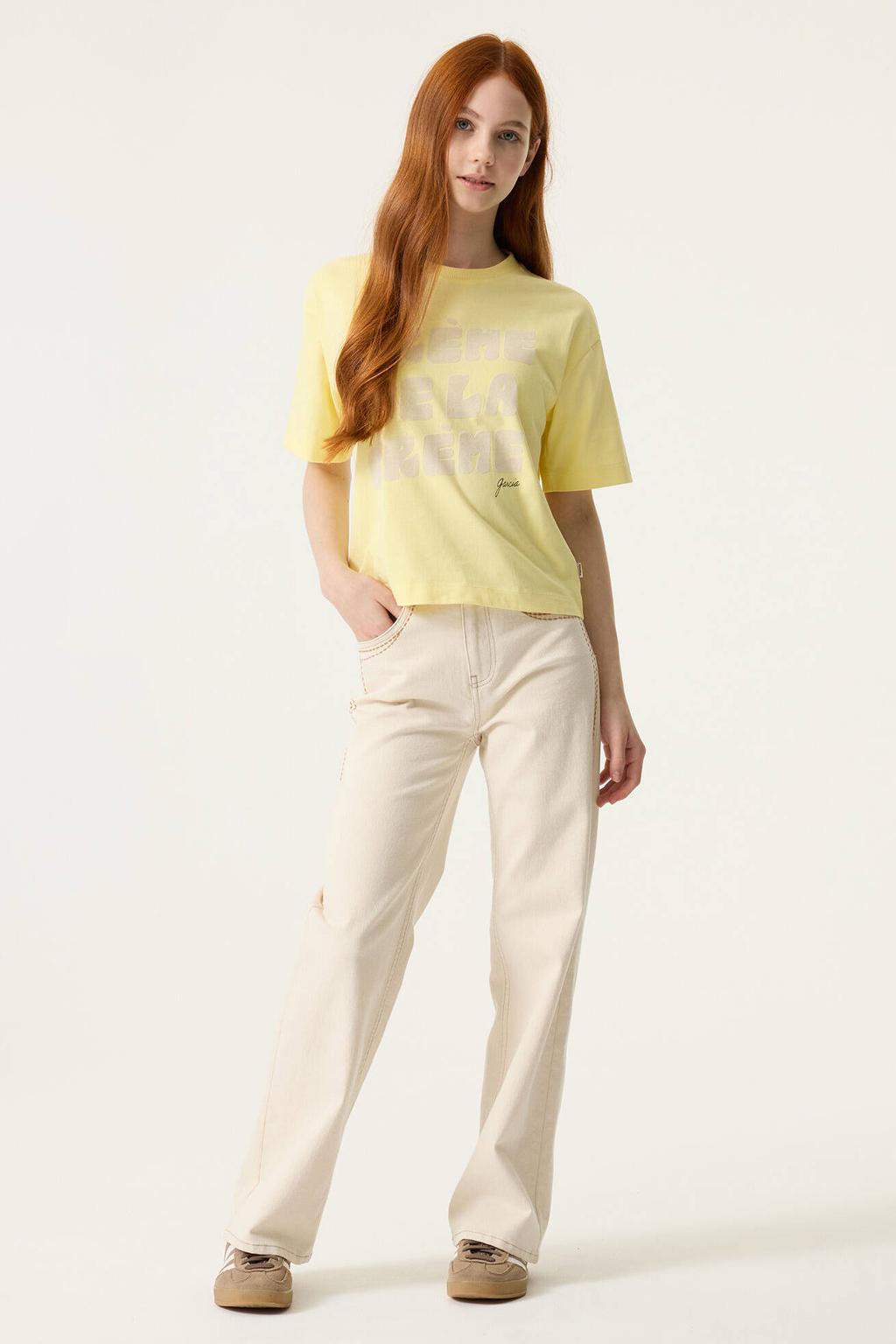 Garcia T-shirt geel