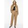 VILA Tapered high waist casual broek lichtbruin
