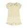 Dirkje T-shirt + korte broek beige