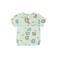 Dirkje gebloemde T-shirt lichtgroen