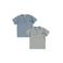 Dirkje T-shirt - blauw/beige (set van 2)