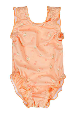 badpak all over print oranje