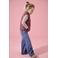 KIDS ONLY MINI wide leg jeans met hartjes medium blue denim