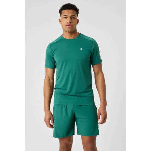 Björn Borg sportshirt ACE mesh panel groen afbeelding