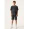 Garcia relaxed regular waist sweatshort antraciet