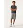 Garcia T-shirt met backprint antraciet