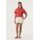 Garcia T-shirt met backprint rood